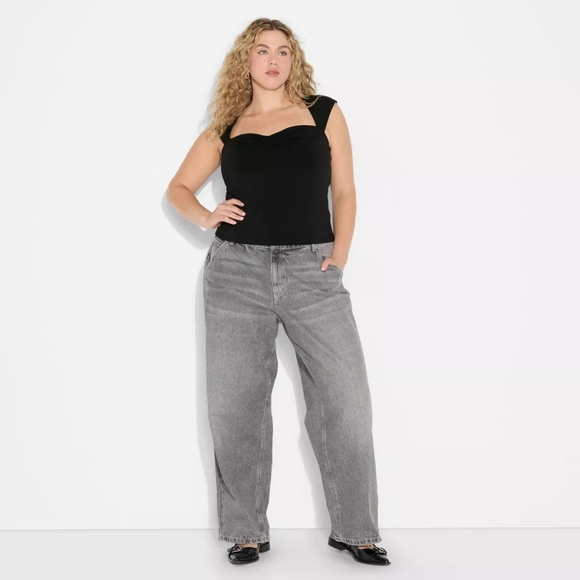 Wild Fable Black Tie-Back Camisole Plus Size 1X - Picture 2 of 9